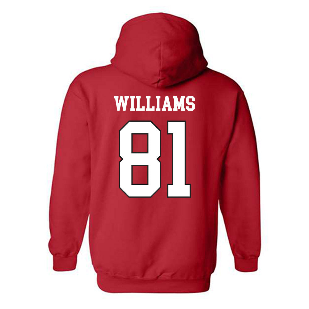 Maryland - NCAA Football : Javonte Williams - Classic Shersey Hooded Sweatshirt-1