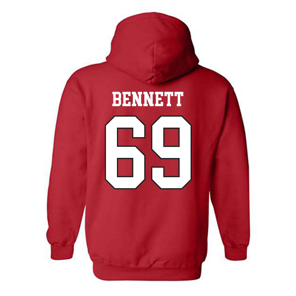 Maryland - NCAA Football : Logan Bennett - Hooded Sweatshirt