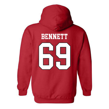Maryland - NCAA Football : Logan Bennett - Hooded Sweatshirt