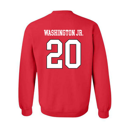 Maryland - NCAA Football : Ontario Washington Jr. - Classic Shersey Crewneck Sweatshirt-1