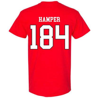 Maryland - NCAA Wrestling : Landon Hamper - Classic Shersey T-Shirt-1