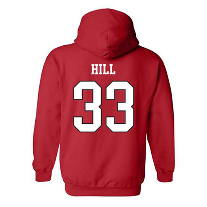 Maryland - NCAA Baseball : Aden Hill - Classic Shersey Hooded Sweatshirt-1