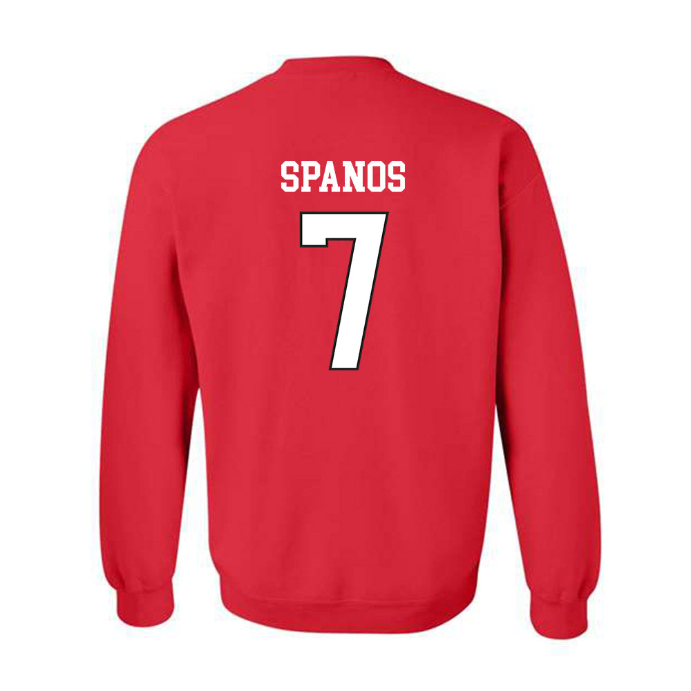 Maryland - NCAA Men's Lacrosse : Eric Spanos - Classic Shersey Crewneck Sweatshirt-1