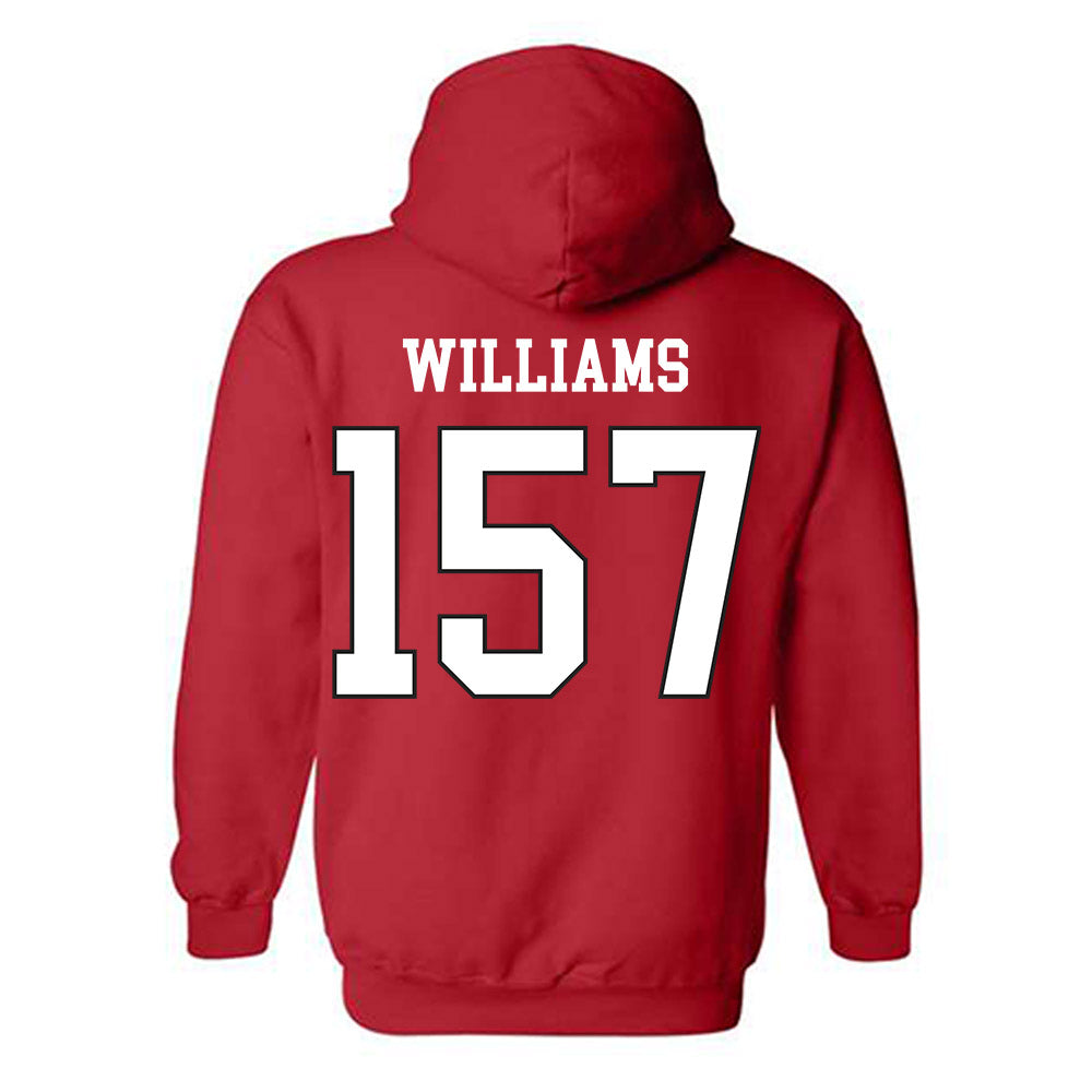 Maryland - NCAA Wrestling : Bradley Williams - Classic Shersey Hooded Sweatshirt-1