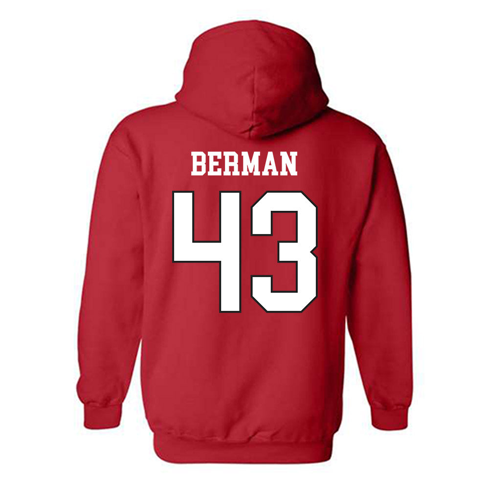 Maryland - NCAA Baseball : Sammy Berman - Classic Shersey Hooded Sweatshirt-1