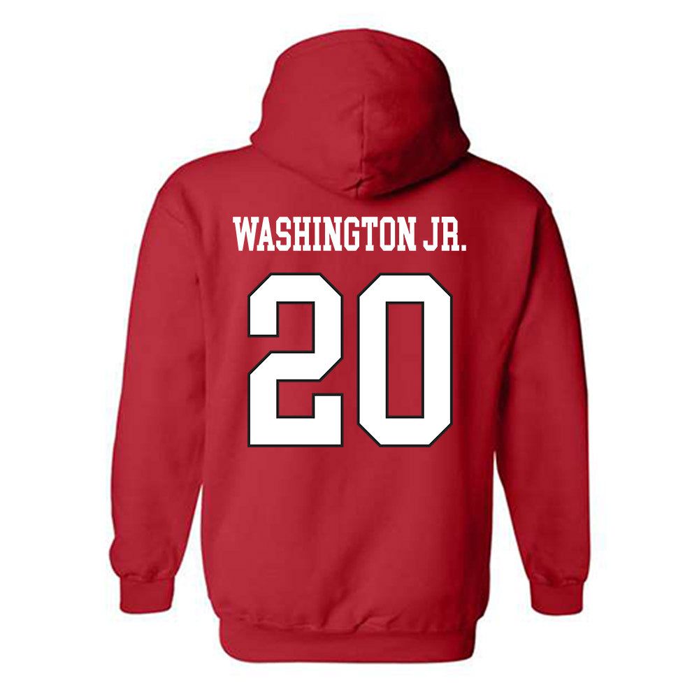 Maryland - NCAA Football : Ontario Washington Jr. - Classic Shersey Hooded Sweatshirt-1