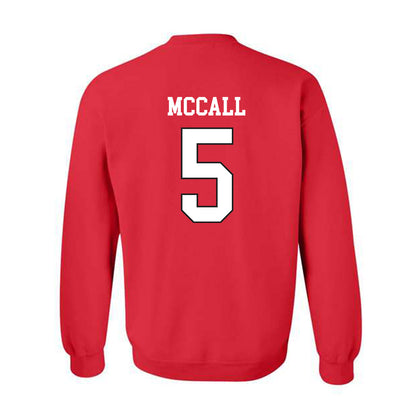 Maryland - Men's Basketball Alumni : Calvin McCall - Classic Shersey Crewneck Sweatshirt-1