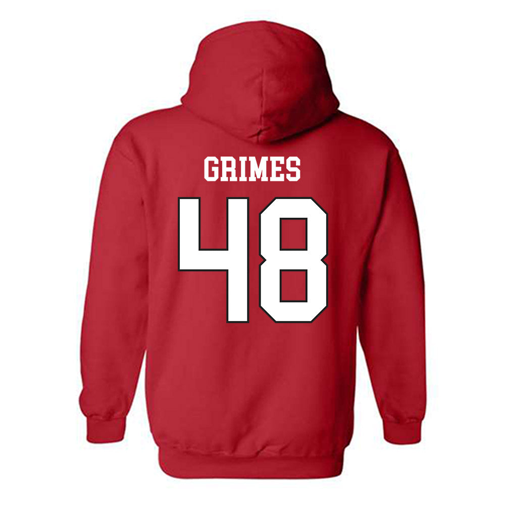 Maryland - NCAA Football : Darius Grimes - Classic Shersey Hooded Sweatshirt-1