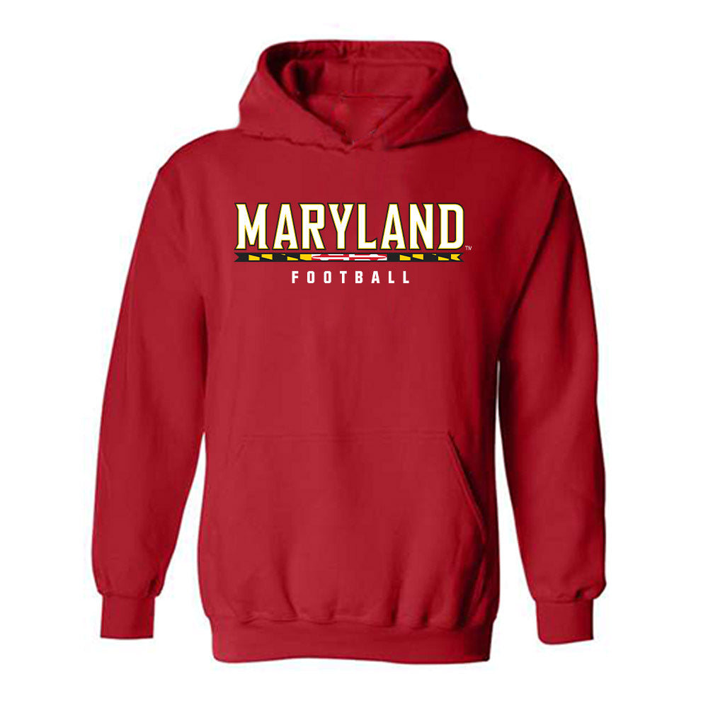 Maryland - NCAA Football : Sean Johnson - Classic Shersey Hooded Sweatshirt-0