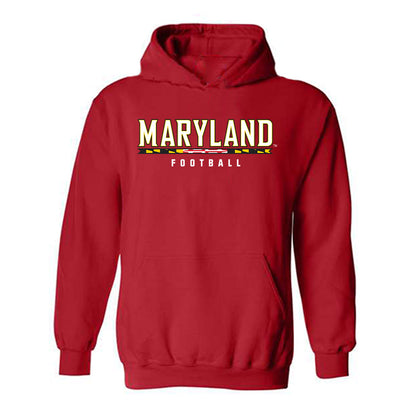 Maryland - NCAA Football : Sean Johnson - Classic Shersey Hooded Sweatshirt-0