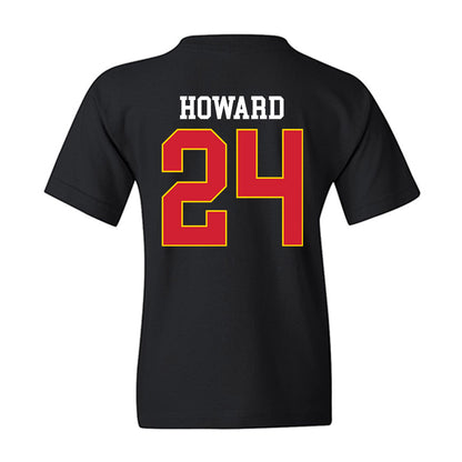 Maryland - NCAA Football : Iverson Howard - Classic Shersey Youth T-Shirt-1