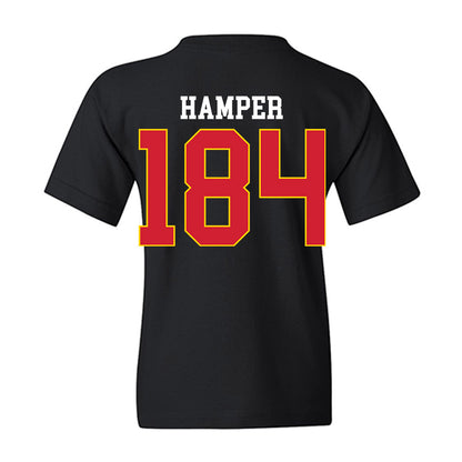 Maryland - NCAA Wrestling : Landon Hamper - Classic Shersey Youth T-Shirt-1