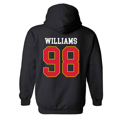 Maryland - NCAA Baseball : Lance Williams - Classic Shersey Hooded Sweatshirt-1
