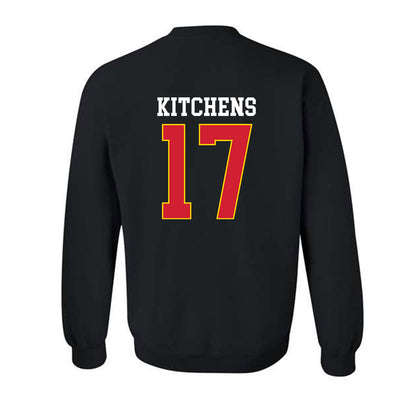 Maryland - NCAA Football : Jayden Kitchens - Classic Shersey Crewneck Sweatshirt-1
