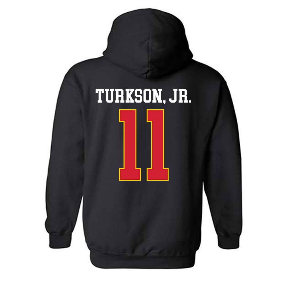 Maryland - NCAA Men's Basketball : George Turkson, Jr. - Classic Shersey Hooded Sweatshirt-1