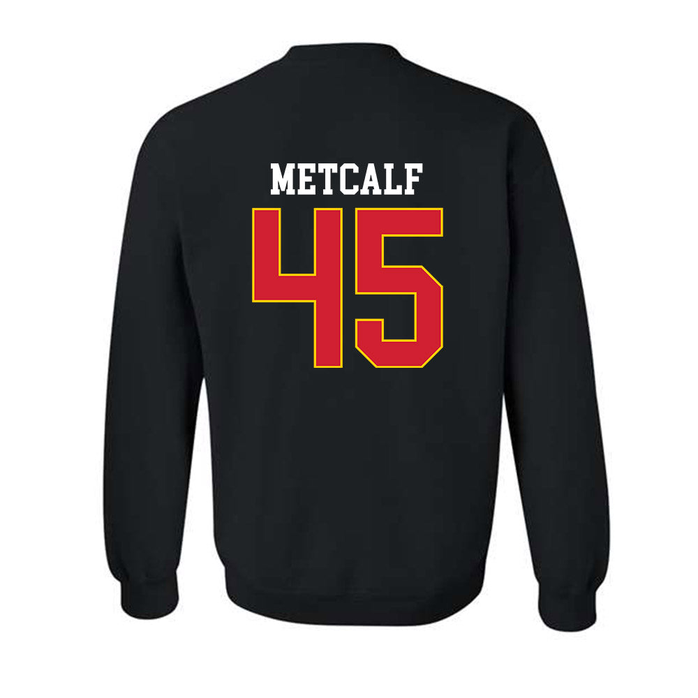 Maryland - NCAA Men's Basketball : Collin Metcalf - Classic Shersey Crewneck Sweatshirt-1