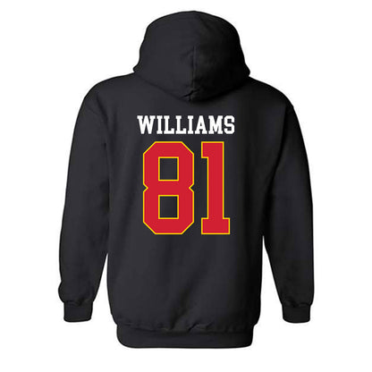Maryland - NCAA Football : Javonte Williams - Classic Shersey Hooded Sweatshirt-1