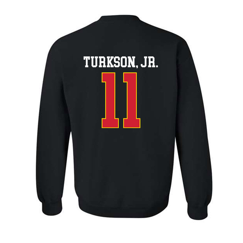 Maryland - NCAA Men's Basketball : George Turkson, Jr. - Classic Shersey Crewneck Sweatshirt-1