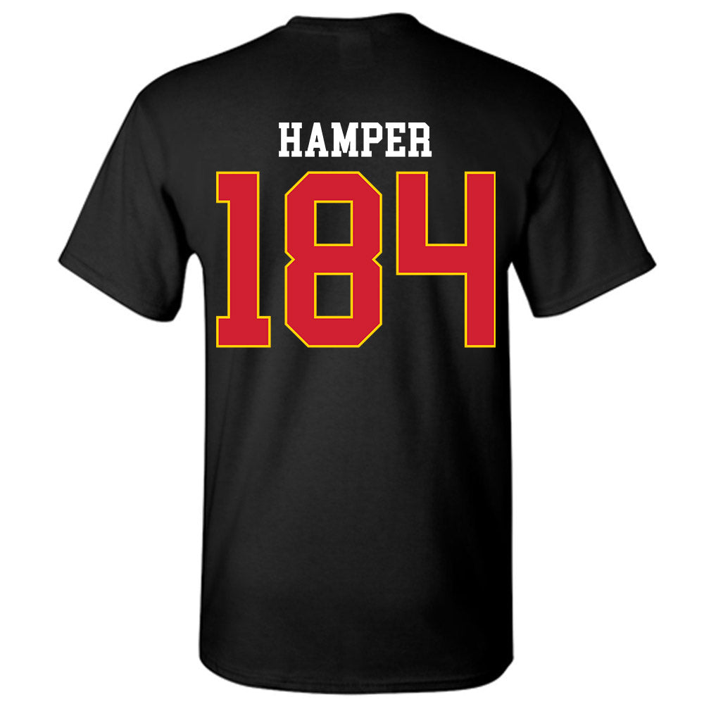 Maryland - NCAA Wrestling : Landon Hamper - Classic Shersey T-Shirt-1
