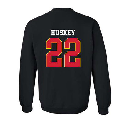 Maryland - NCAA Football : Jalen Huskey - Classic Shersey Crewneck Sweatshirt-1