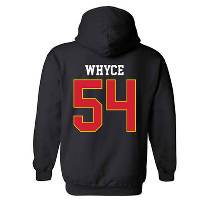 Maryland - NCAA Football : JaMarcus Whyce - Classic Shersey Hooded Sweatshirt-1