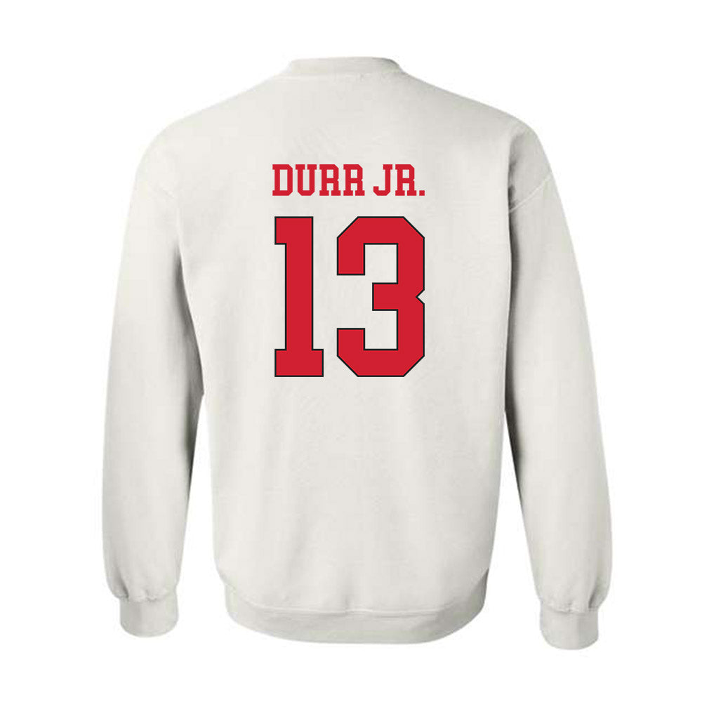 Maryland - NCAA Football : Chris Durr Jr. - Classic Shersey Crewneck Sweatshirt-1