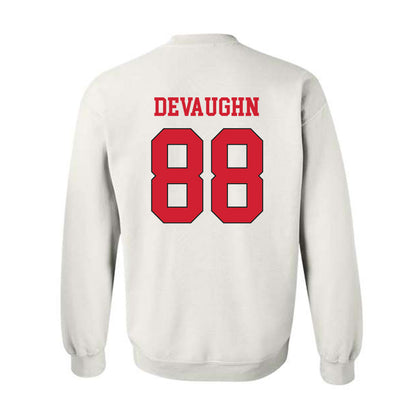 Maryland - NCAA Football : Justin DeVaughn - Classic Shersey Crewneck Sweatshirt-1