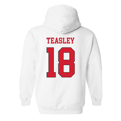 Maryland - NCAA Football : Josiah Teasley - Classic Shersey Hooded Sweatshirt-1