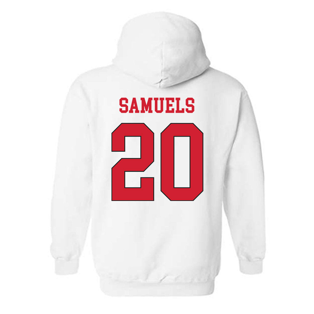 Maryland - NCAA Football : DJ Samuels - Classic Shersey Hooded Sweatshirt-1