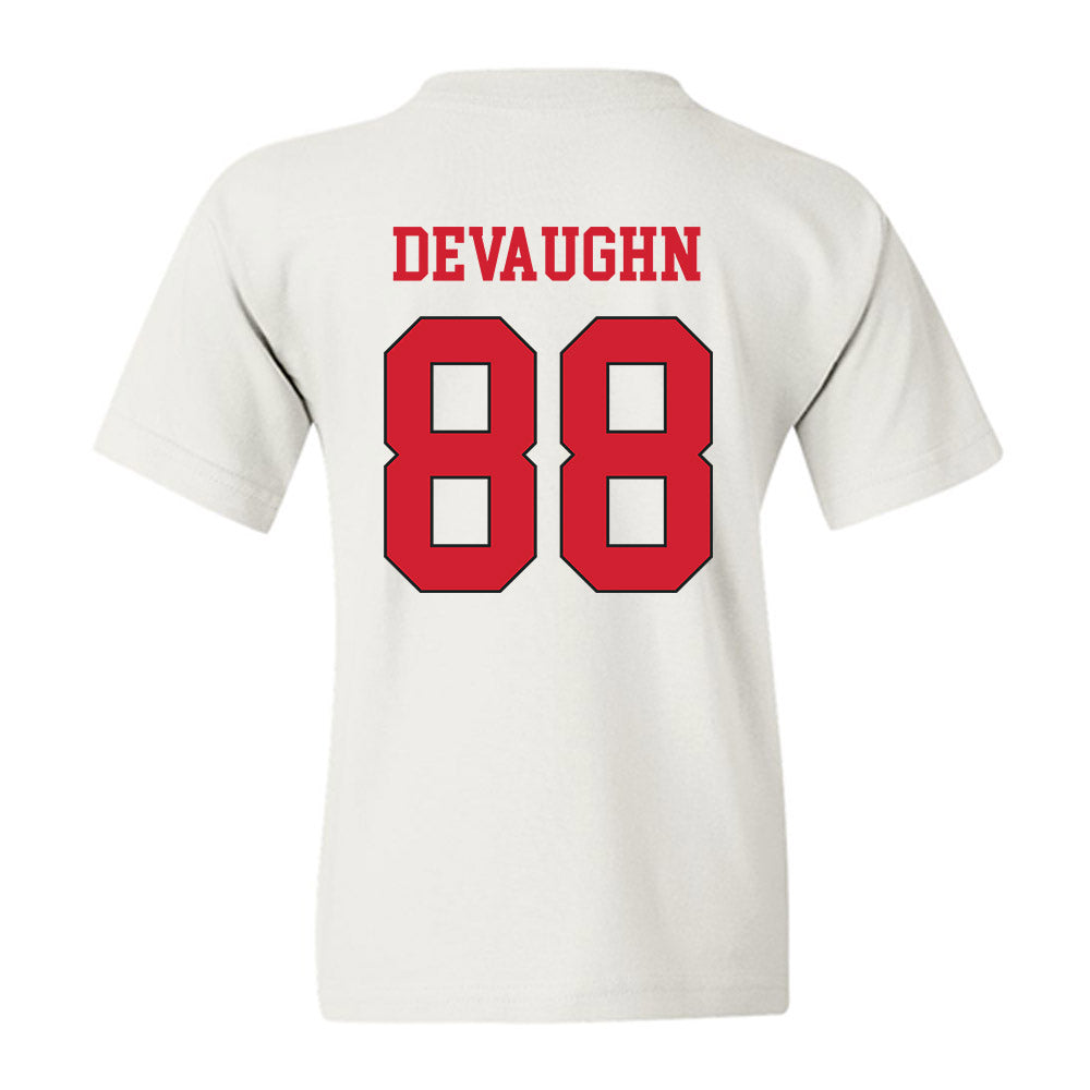 Maryland - NCAA Football : Justin DeVaughn - Classic Shersey Youth T-Shirt-1