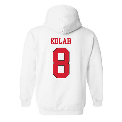 Maryland - NCAA Men's Lacrosse : Eric Kolar - Classic Shersey Hooded Sweatshirt-1