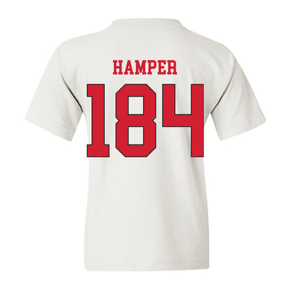 Maryland - NCAA Wrestling : Landon Hamper - Classic Shersey Youth T-Shirt-1
