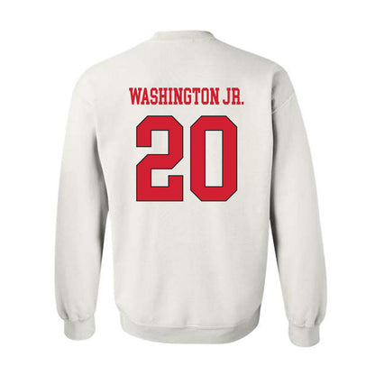 Maryland - NCAA Football : Ontario Washington Jr. - Classic Shersey Crewneck Sweatshirt-1