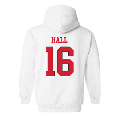 Maryland - NCAA Football : Damon Hall - Classic Shersey Hooded Sweatshirt-1