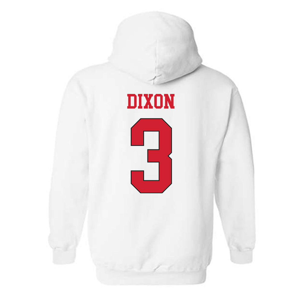 Maryland - Men's Basketball Alumni : Juan Dixon - Classic Shersey Hooded Sweatshirt-1
