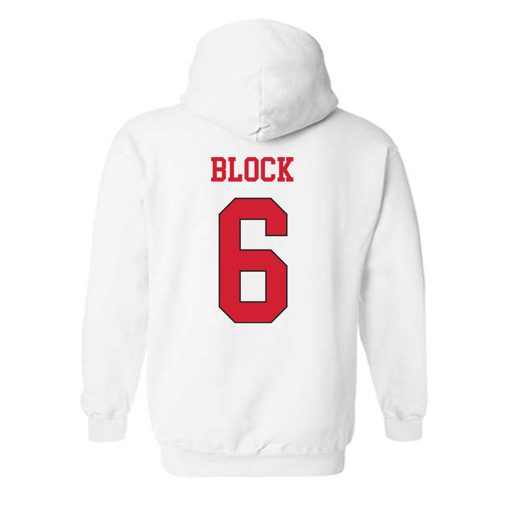 Maryland - NCAA Women's Lacrosse : Keeley Block - Classic Shersey Hooded Sweatshirt-1