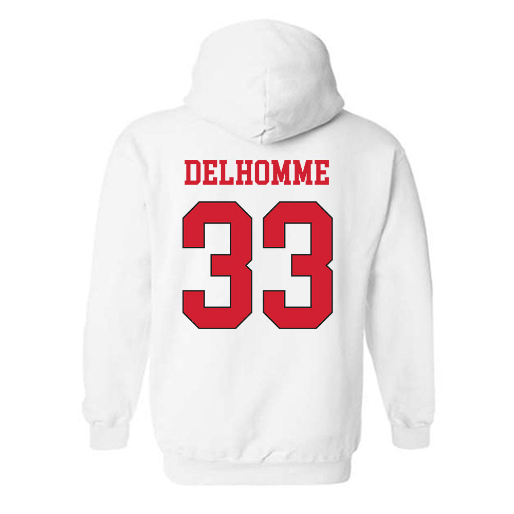 Maryland - NCAA Football : Messiah Delhomme - Classic Shersey Hooded Sweatshirt-1