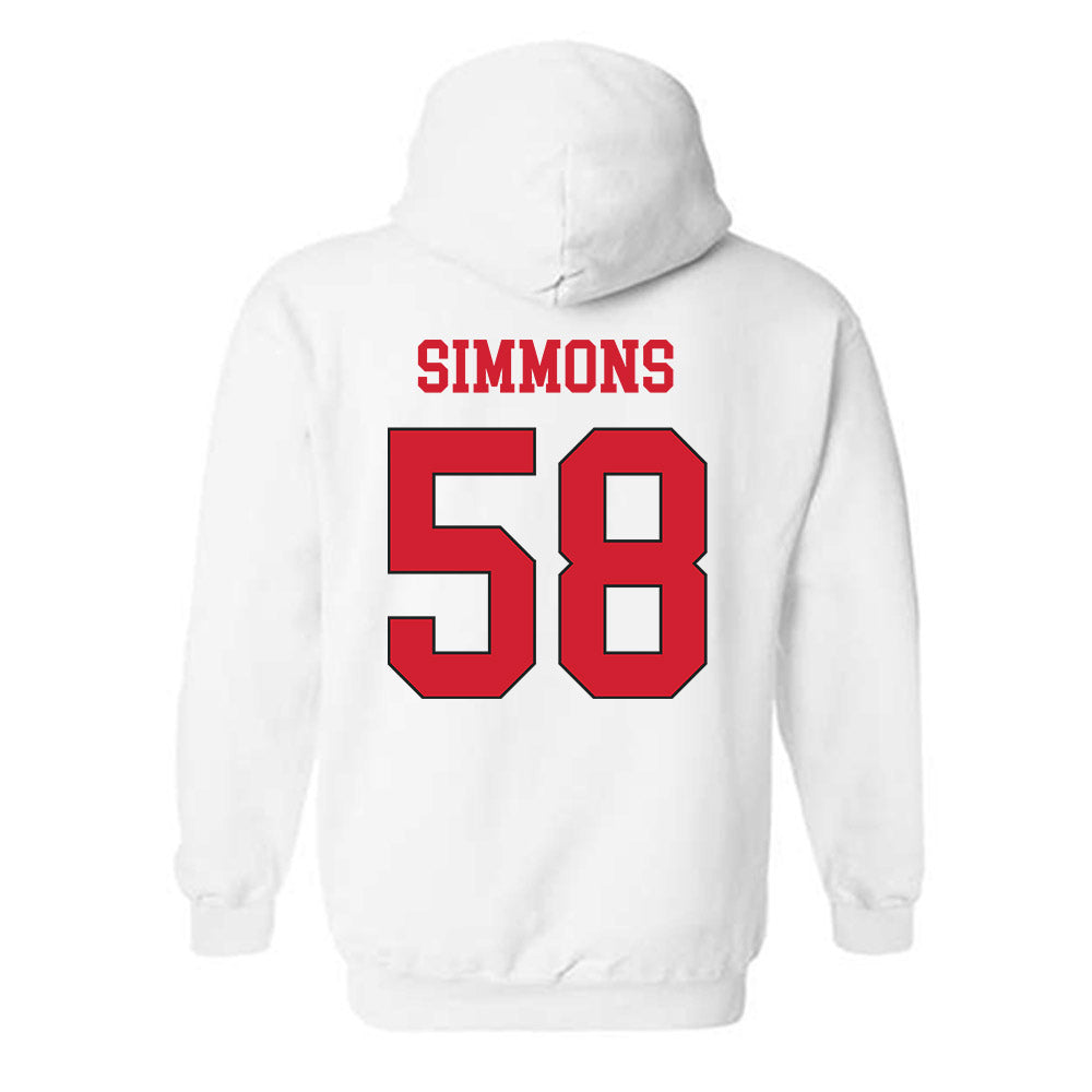 Maryland - NCAA Football : Joshua Simmons - Classic Shersey Hooded Sweatshirt-1