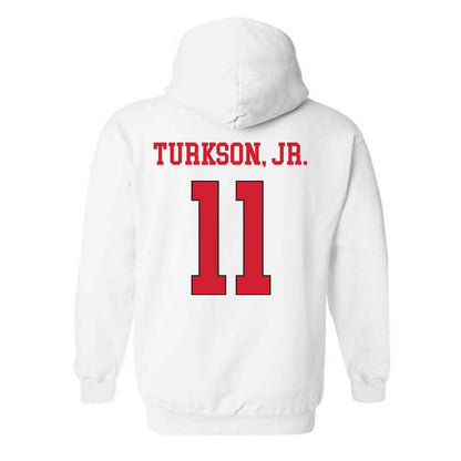 Maryland - NCAA Men's Basketball : George Turkson, Jr. - Classic Shersey Hooded Sweatshirt-1