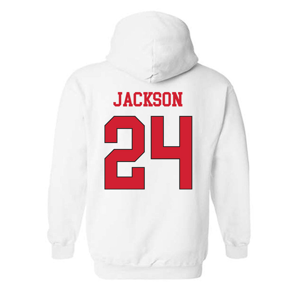 Maryland - NCAA Football : Amari Jackson - Classic Shersey Hooded Sweatshirt-1