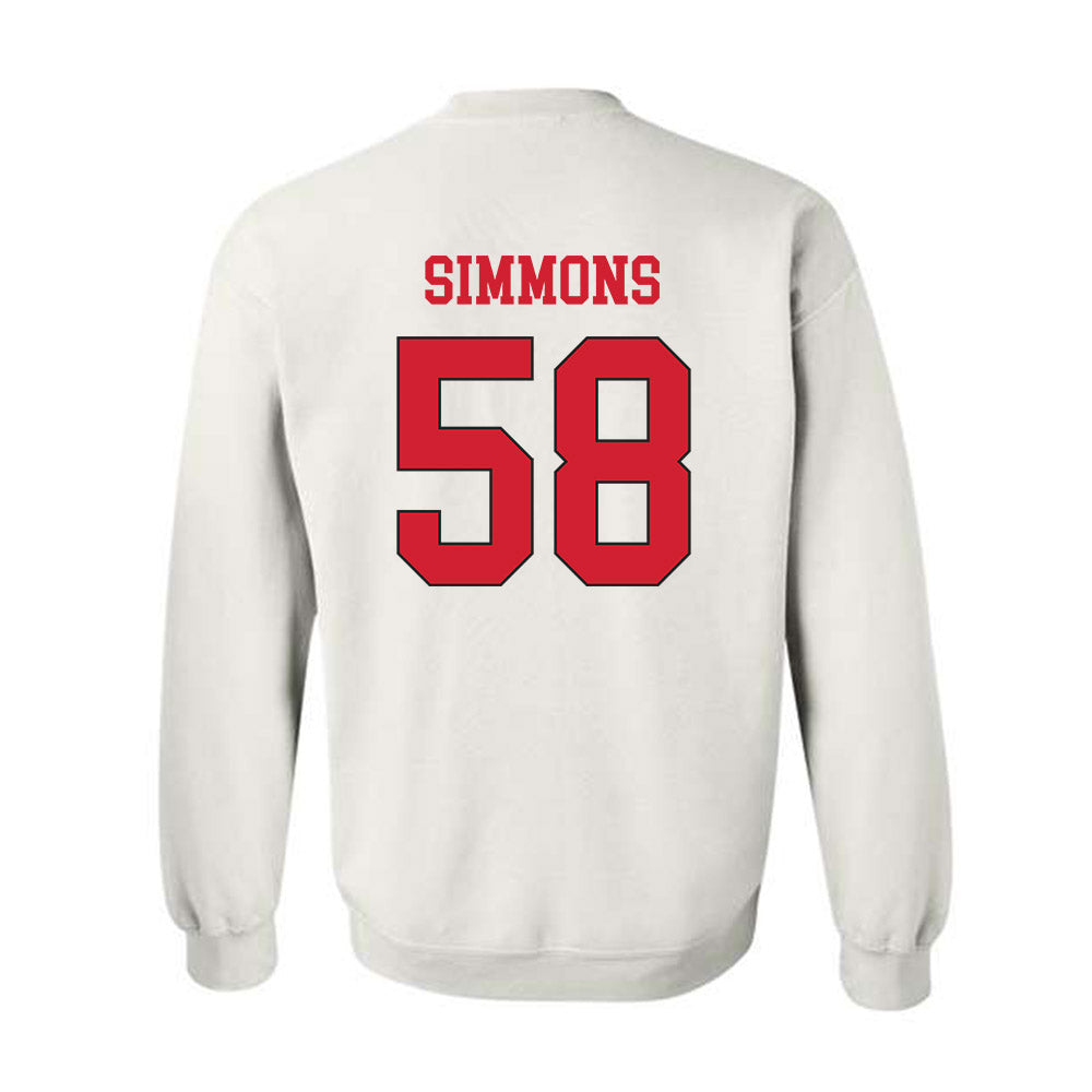 Maryland - NCAA Football : Joshua Simmons - Classic Shersey Crewneck Sweatshirt-1
