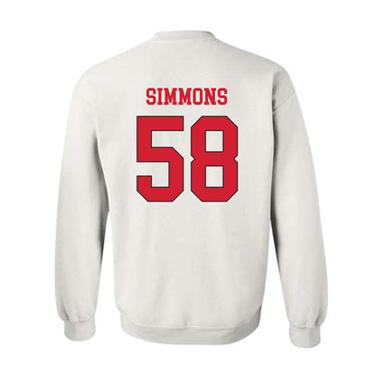 Maryland - NCAA Football : Joshua Simmons - Classic Shersey Crewneck Sweatshirt-1