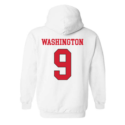 Maryland - NCAA Men's Basketball : Solomon Washington - Classic Shersey Hooded Sweatshirt-1