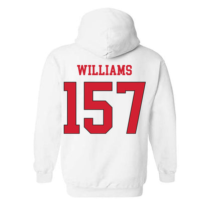 Maryland - NCAA Wrestling : Bradley Williams - Classic Shersey Hooded Sweatshirt-1