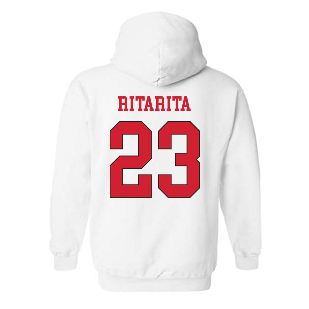 Maryland - NCAA Men's Soccer : Rocket Ritarita - Classic Shersey Hooded Sweatshirt-1