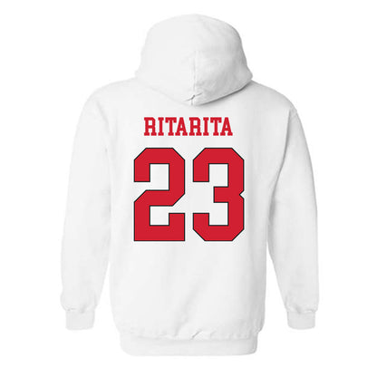 Maryland - NCAA Men's Soccer : Rocket Ritarita - Classic Shersey Hooded Sweatshirt-1