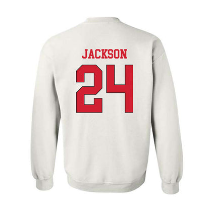 Maryland - NCAA Football : Amari Jackson - Classic Shersey Crewneck Sweatshirt-1