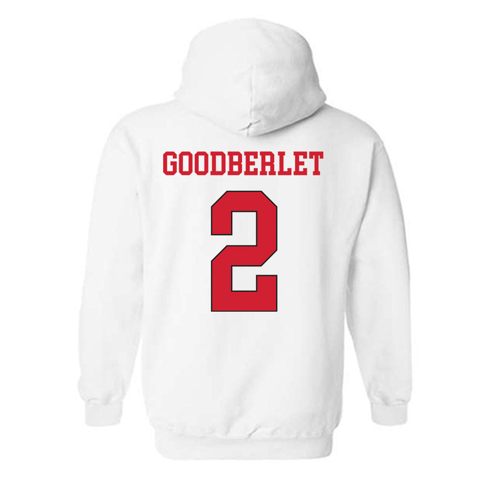 Maryland - NCAA Men's Lacrosse : Grady Goodberlet - Classic Shersey Hooded Sweatshirt-1