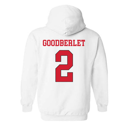 Maryland - NCAA Men's Lacrosse : Grady Goodberlet - Classic Shersey Hooded Sweatshirt-1