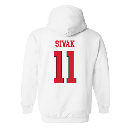 Maryland - NCAA Women's Volleyball : Marlee Sivak - Classic Shersey Hooded Sweatshirt-1